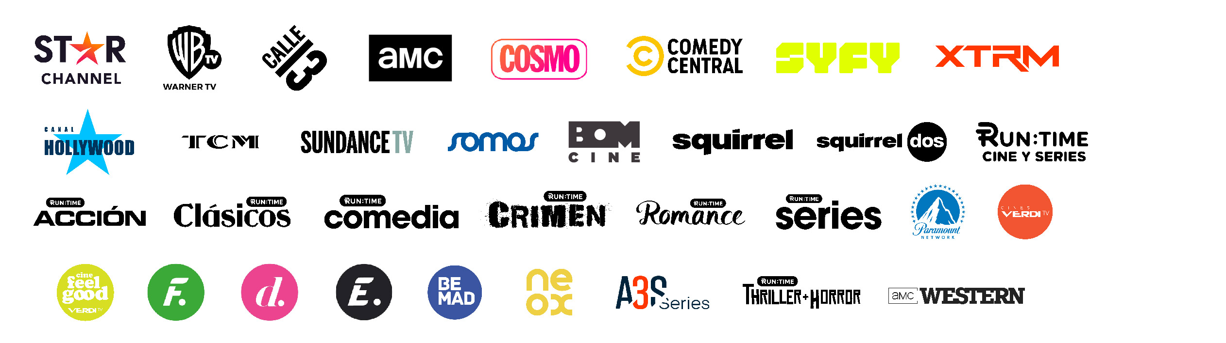 Canales de la categoría Cine y series en VuelaTV