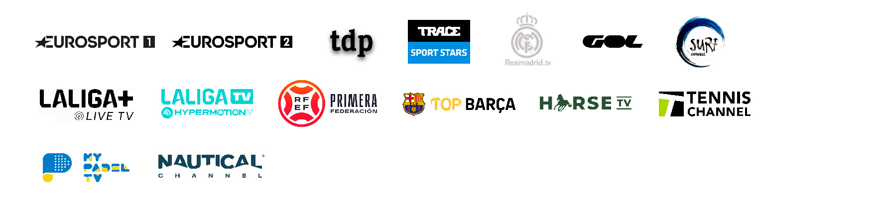 Canales de la categoría Deportes en VuelaTV